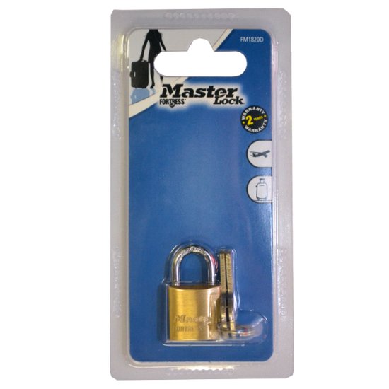 P/LOCK BRASS FORTRESS 20MM