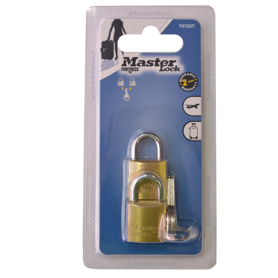 P/LOCK BRASS FORTRESS 20MM KA