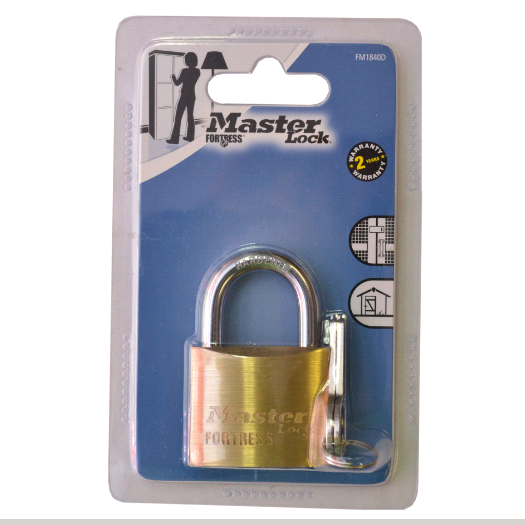 P/LOCK BRASS FORTRESS 40MM