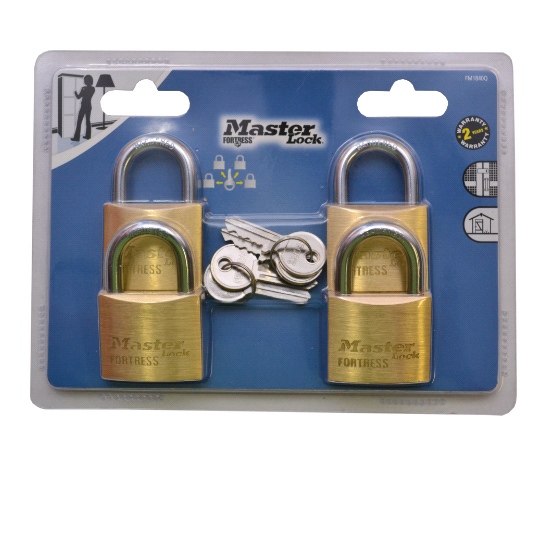 P/LOCK BRASS FORTRESS 40MM KA