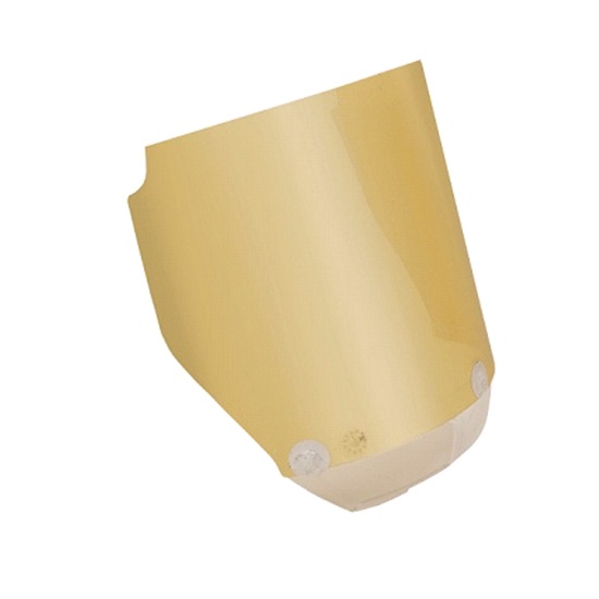 ea-GOLD HEAT RESISTANT FACESHIELD - UNISAFE