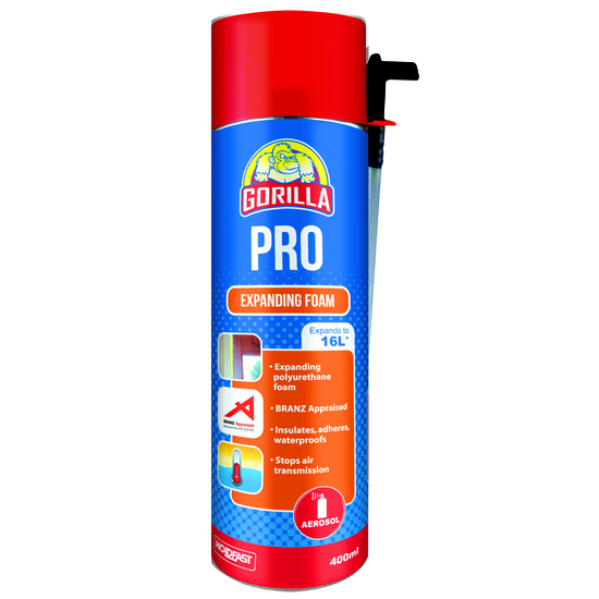 400ml GORILLA NAILPOWER EXPANDING FOAM