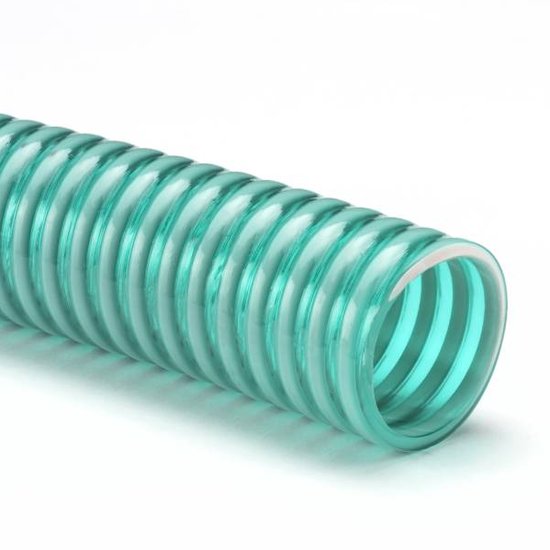 38mm HELIFLEX L/GREEN L/DUTY SUCTION HOSE 