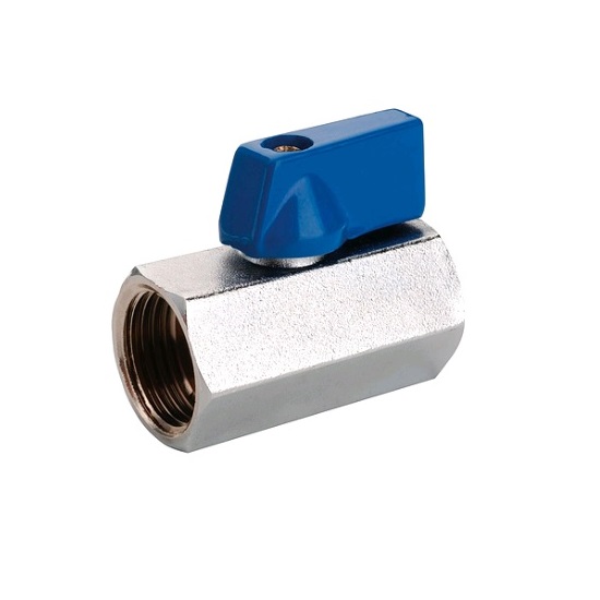 15mm (1/2in) BSP Female Mini Tee Handle Ball Valve