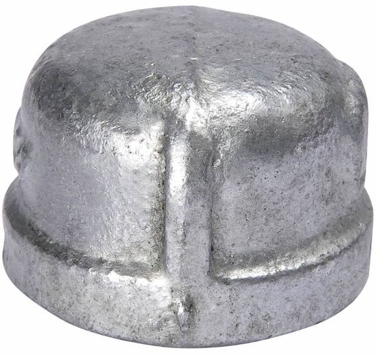 10NB BSPT Thread Malleable Cap HD Galvanised