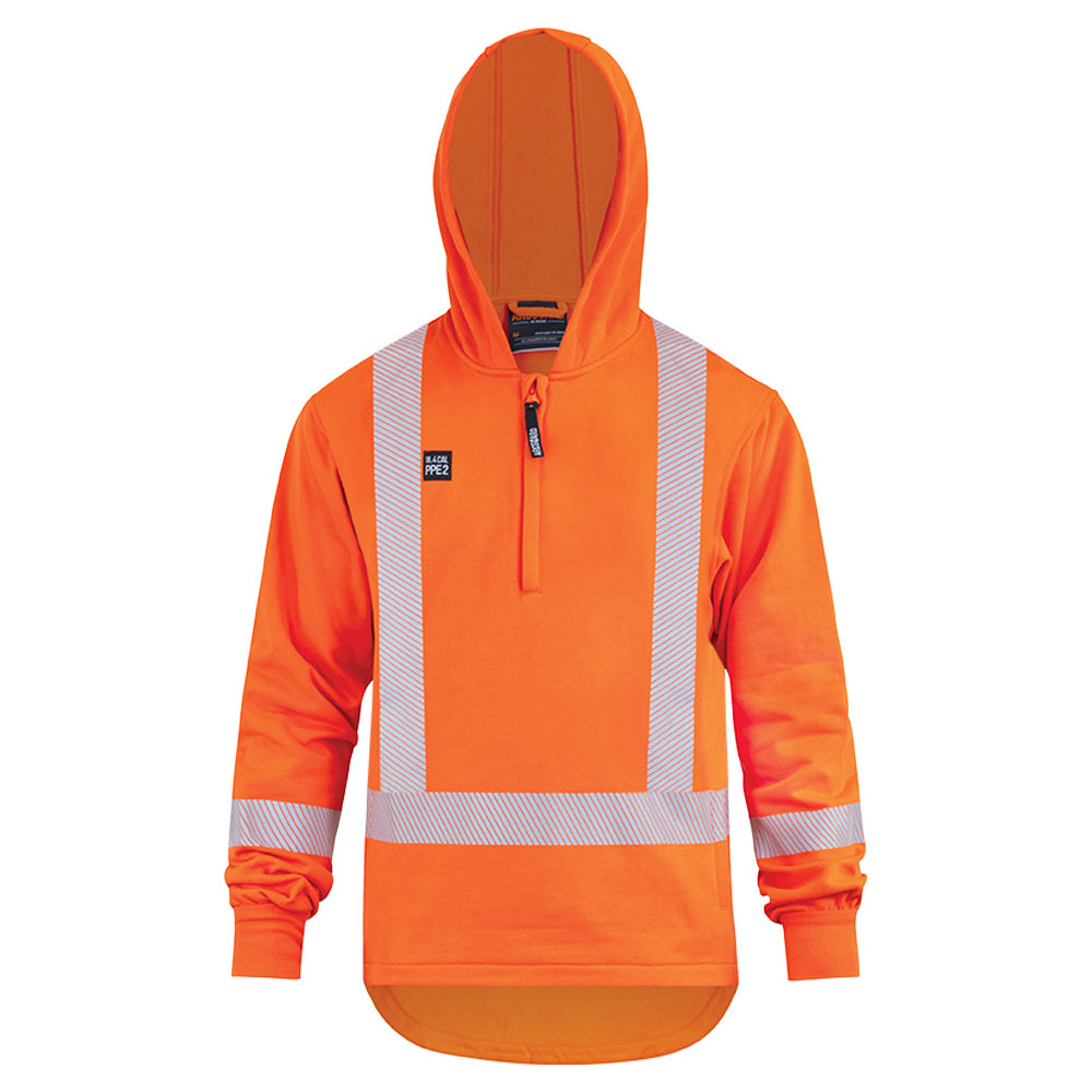 25317OX- Hooded Sweatshirt Arcguard 18.4CAL TTMC X-Tape Inheratex Orange- #L