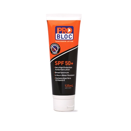 125ml tube 50+ PRO BLOC SUNSCREEN