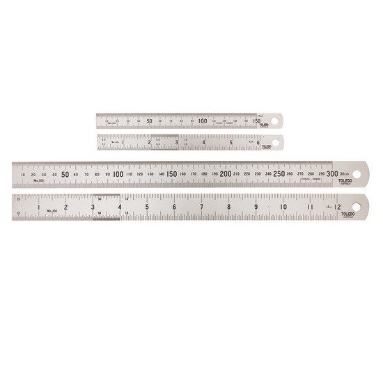 150mm METRIC DOUBLE SIDED STAINLESS STEEL RULE