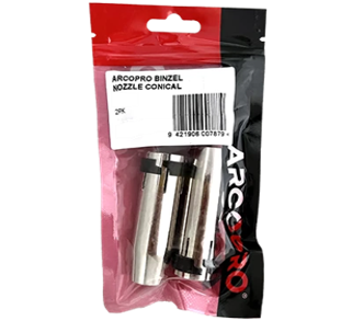 ARCOPRO BINZEL NOZZLE CONICAL MB15 2PK