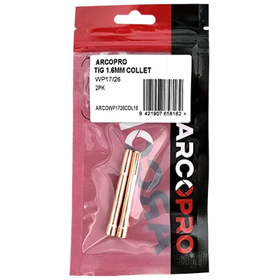 ARCOPRO TIG 1.6MM COLLET WP17/26 2PK