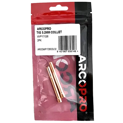 ARCOPRO TIG 3.2MM COLLET WP17/26 2PK
